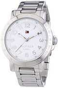 Tommy Hilfiger White Dial Silver Steel Strap Watch for Women - 1781397