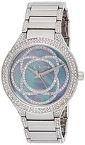 Michael Kors Kerry Mother of Pearl Dial Silver Strap Watch for Women - MK3480