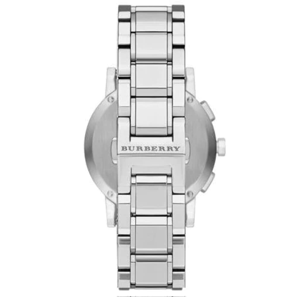 Burberry The City White Dial Silver Steel Strap Watch for Men - BU9750