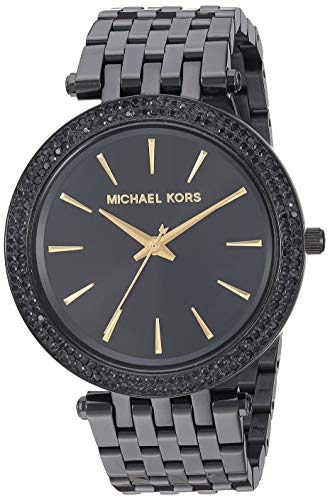 Michael Kors Darci Black Dial Black Steel Strap Watch for Women - MK3337