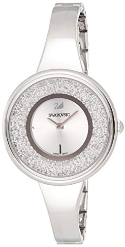 Swarovski Crystalline Pure Silver Dial Silver Steel Strap Watch for Women - 5269256