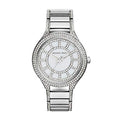 Michael Kors Kerry Silver Tone Silver Steel Strap Watch for Women - MK3311