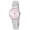 Calvin Klein Simplicity Pink Dial Silver Steel Strap Watch for Women - K432314E