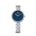 Swarovski Cosmopolitan Blue Dial Silver Steel Strap Watch for Women - 5517790