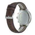 Hugo Boss Attitude White Dial Brown Leather Strap Watch for Men - 1513609