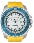 Tommy Hilfiger Windsurf White Dial Yellow Rubber Strap Watch for Men - 1791115