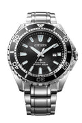 Citizen Promaster Diver Chronograph Black Dial Silver Stainless Steel Watch For Men - BN0190-82E