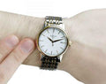 Tissot T Classic Carson Quartz White Dial Two Tone Steel Strap Watch for Men - T085.410.22.011.00