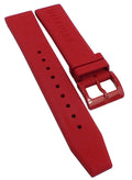 Tommy Hilfiger Denim Quartz Red Dial Red Rubber Strap Watch for Men - 1791323