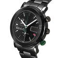 Gucci G Chrono Black Dial Quartz 44mm Watch For Men - YA101331