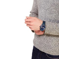 Fossil Machine Blue Dial Blue Steel Strap Watch for Men - FS5231