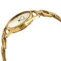 Calvin Klein Dainty White Dial Gold Steel Strap Watch for Women - K7L23546