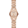 Burberry The City Rose Gold Dial Rose Gold Steel Strap Watch for Women - BU9235