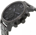 Fossil Nate Chronograph Black Dial Black Steel Strap Watch for Men - JR1401