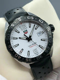 Tag Heuer Formula 1 Quartz White Dial Black Rubber Strap Watch for Men -  WAZ1111.FT8023