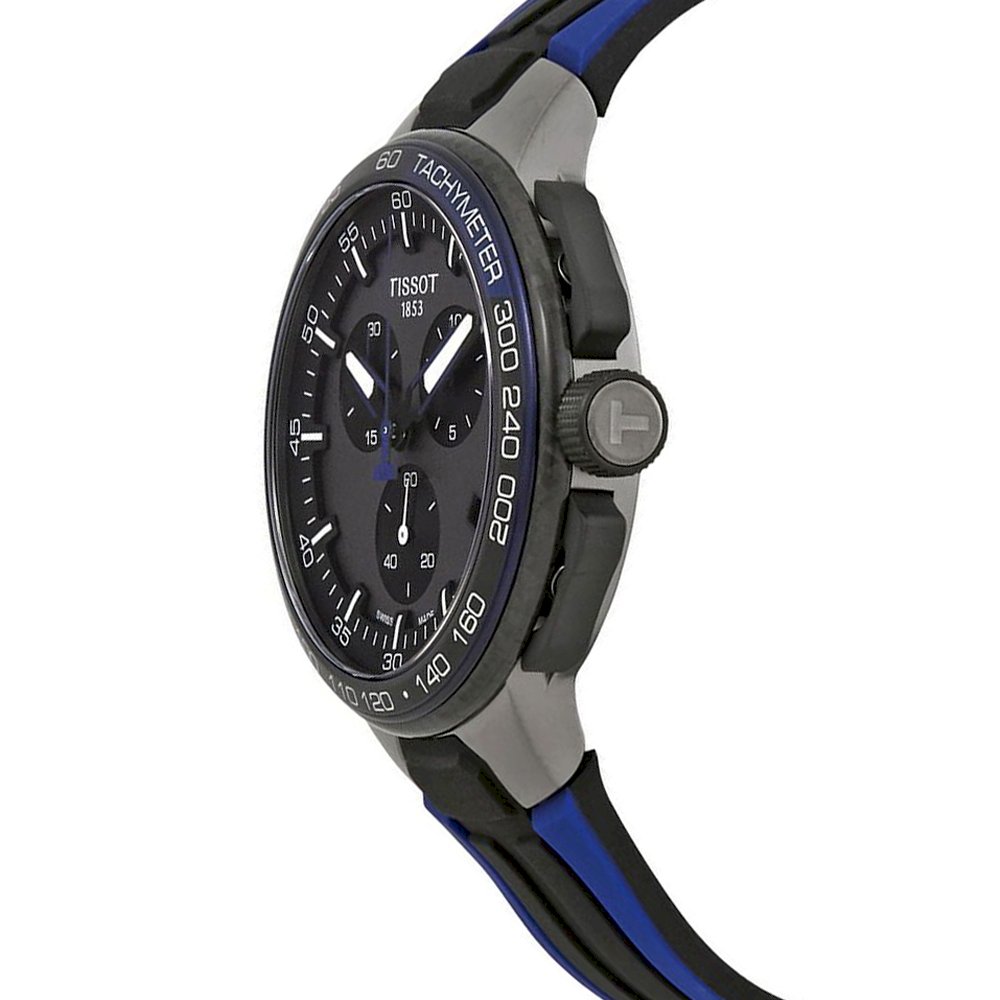 Tissot T Race Cycling 44.5mm Dark Blue Strap Watch For Men - T111.417.37.441.06