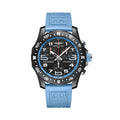 Breitling Endurance Pro Black Dial Light Blue Rubber Strap Watch for Men - X82310281B1S1