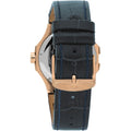 Maserati Potenza 42mm Rose Gold & Blue Dial Blue Leather Strap Watch For Men - R8851108027