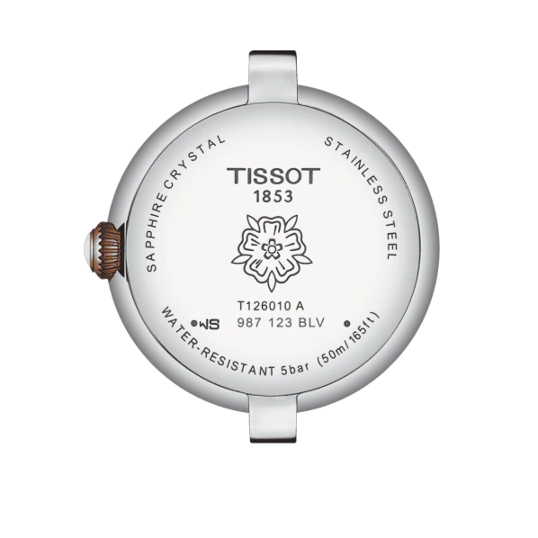 Tissot Bellissima Lady Small 26mm Mother of Pearl Dial Two Tone Stainless Steel Strap Watch For Women - T126.010.22.013.01