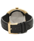 Gucci GG2570 Black Dial Black Leather Strap Watch For Women - YA142408