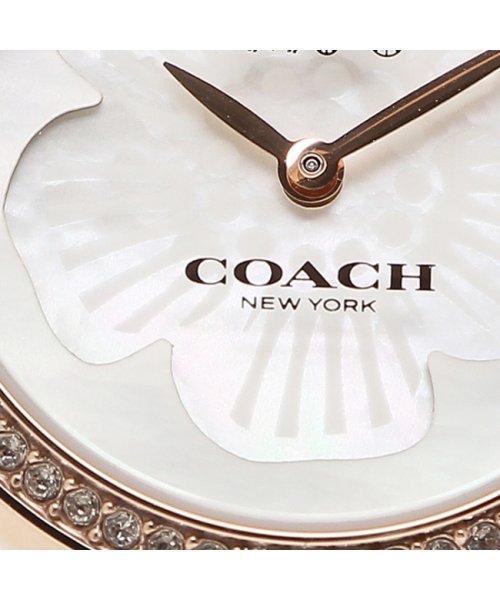 Coach Park Mother of Pearl Dial Rose Gold Mesh Bracelet Watch for Women - 14503511