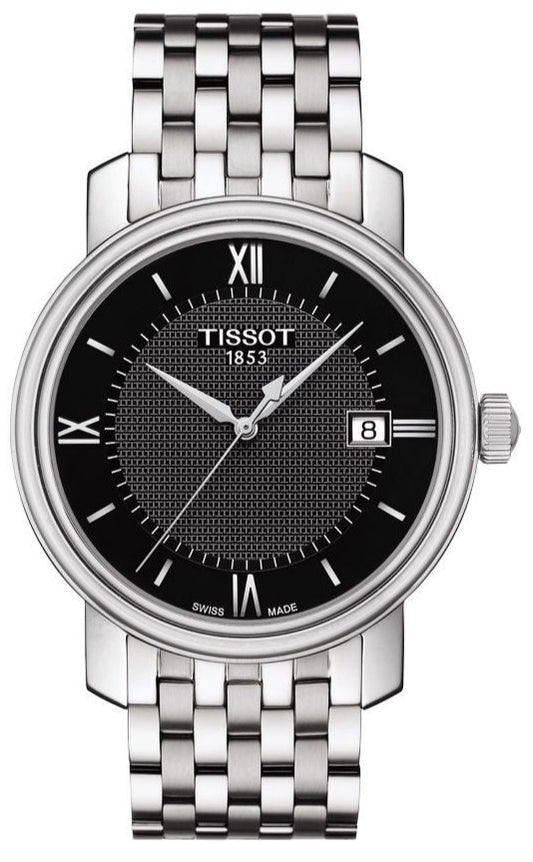 Tissot T Classic Bridgeport Black Dial Watch For Men - T097.410.11.058.00