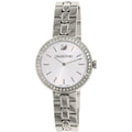 Swarovski Daytime Crystal Silver Dial Silver Steel Strap Watch for Women - 5095600