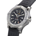 Breitling Colt Automatic 44mm Black Dial Rubber Strap Mens Watch - A1738811/BD44/152S