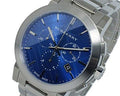 Burberry The City Blue Dial Silver Steel Strap Watch for Men - BU9363