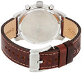 Fossil Pilot Chronograph White Dial Brown Leather Strap Watch for Men - FS5146