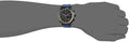 Hugo Boss Grand Prix Chronograph Black Dial Blue Leather Strap Watch for Men - 1513563