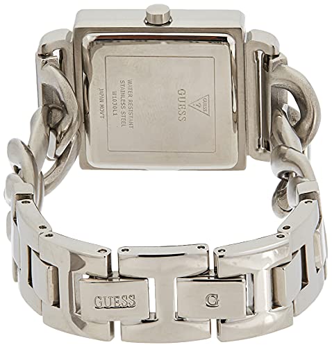 Guess Vanity Silver Dial Silver Steel Strap Watch for Women - W1029L1