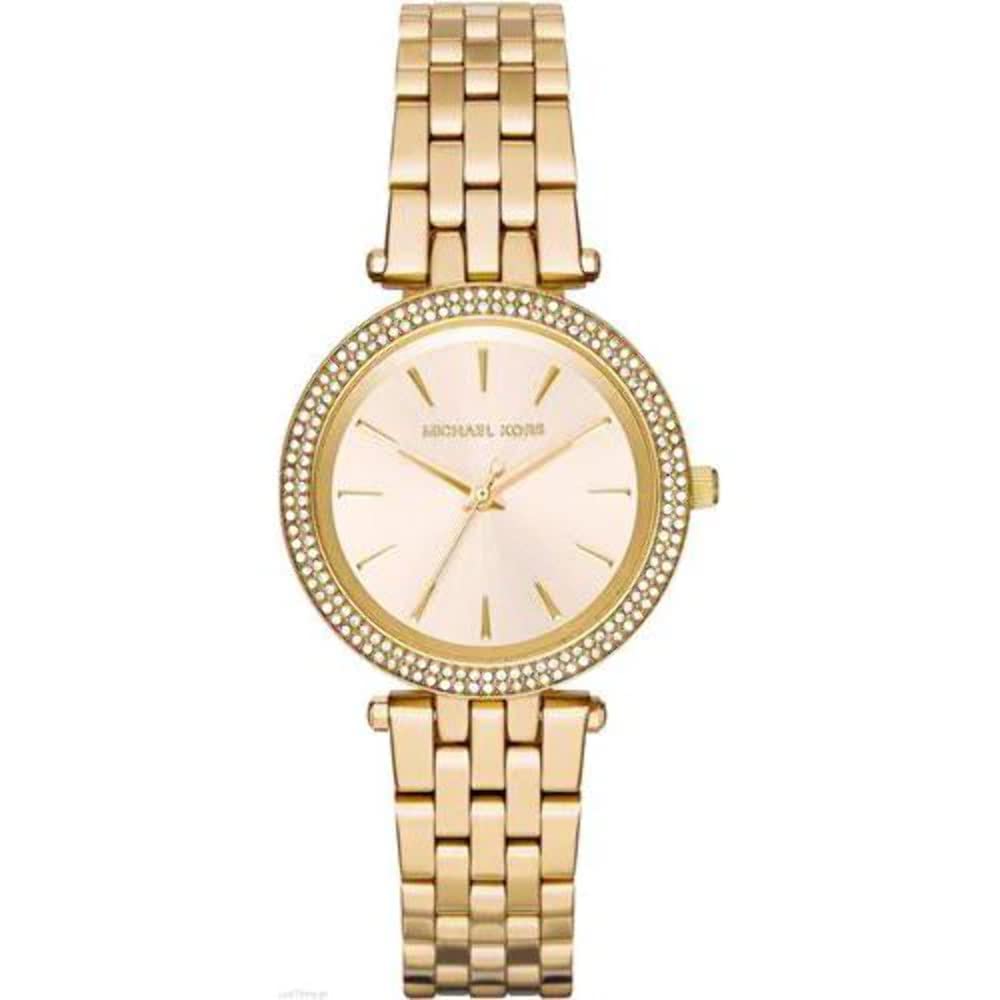 Michael Kors Darci Gold Dial Gold Steel Strap Watch for Women - MK3430