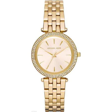 Michael Kors Darci Gold Dial Gold Steel Strap Watch for Women - MK3430