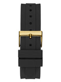 Guess Eclipse Multi Function Black Dial Black Rubber Strap Watch for Women - GW0315L1