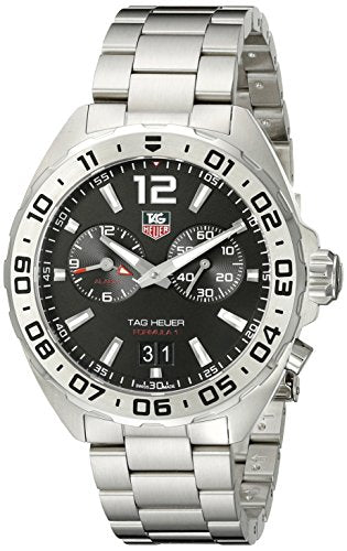 Tag Heuer Formula 1 Quartz Black Dial Silver Steel Strap Watch for Men - WAZ111A.BA0875