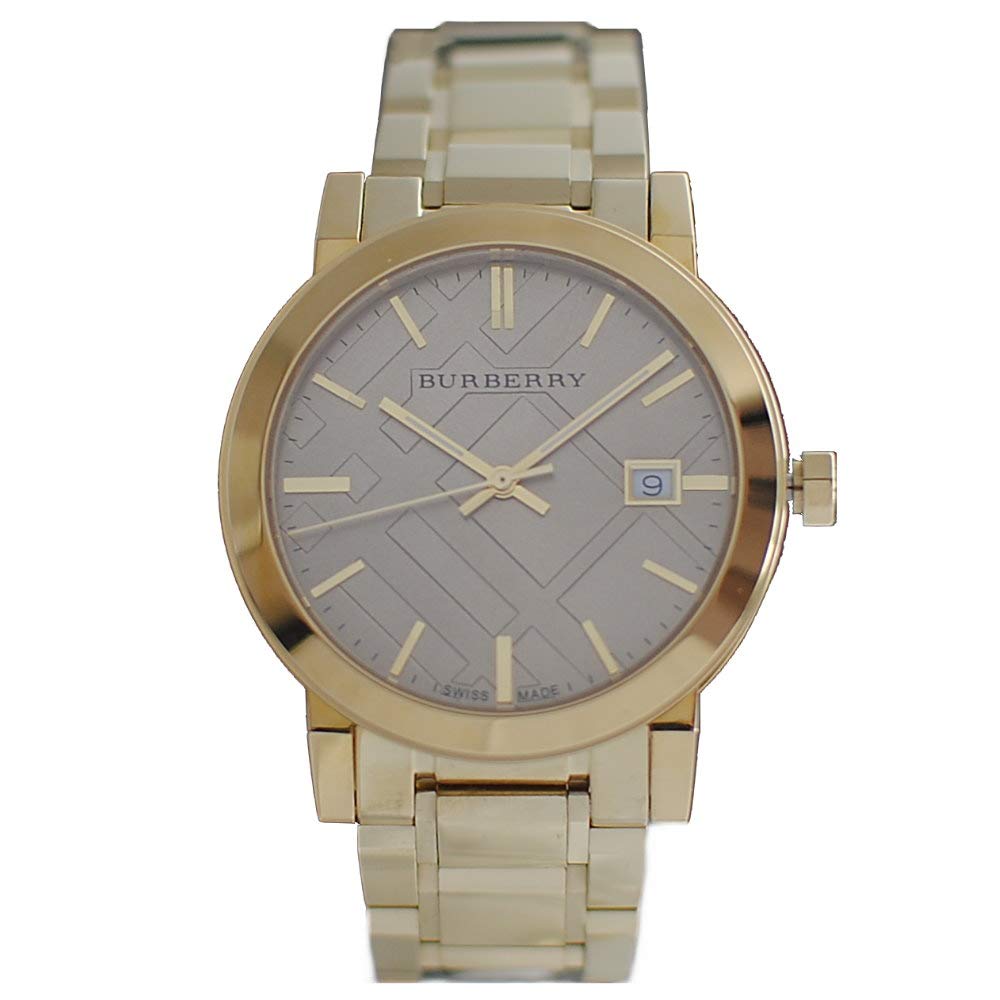 Burberry The City Gold Dial Gold Steel Strap Watch for Women - BU9033