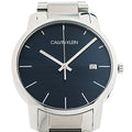 Calvin Klein City Blue Dial Silver Steel Strap Watch for Men - K2G2G14Q