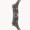 Fossil Garrett Chronograph Grey Dial Grey Steel Strap Watch for Men - FS5621