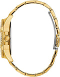 Guess Frontier Diamonds Gold Dial Gold Steel Strap Watch For Women - W1156L2