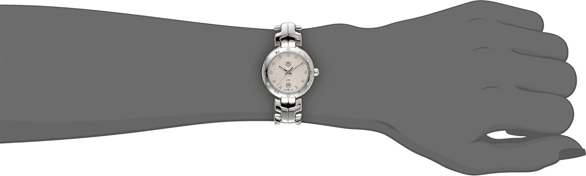 Tag Heuer Link Diamonds Silver Dial Silver Steel Strap Watch for Women - WAT1413.BA0954