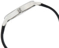 Calvin Klein Evan White Dial Black Leather Strap Watch for Women - K7B231CY