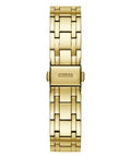 Guess Cosmo Diamonds Green Dial Gold Steel Strap Watch for Women - GW0033L8