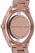 Marc Jacobs Tether Rose Gold Transparent Dial Stainless Steel Strap Watch for Women - MBM3414