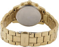 Guess Mini Sunrise Quartz Analog Orange Dial Gold Steel Strap Watch For Women - W0448L7