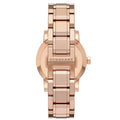 Burberry The City Rose Gold Dial Rose Gold Steel Strap Watch for Women - BU9135