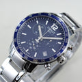 Tissot Quickster Chronograph Blue Dial Watch For Men - T095.417.11.047.00