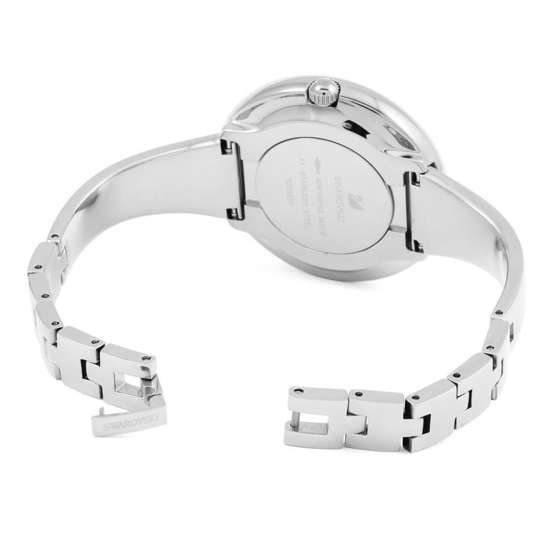 Swarovski Crystalline Pure Silver Dial Silver Steel Strap Watch for Women - 5269256