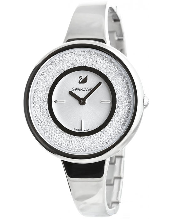 Swarovski Crystalline Pure Silver Dial Silver Steel Strap Watch for Women - 5269256