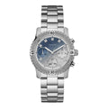 Guess Confetti Diamonds Blue Dial Silver Steel Strap Watch for Women - W0774L6